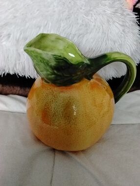 A Vintage Ceramic Lemon Pitcher.